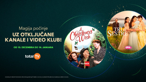 Magija počinje u Total TV-u! Otključavamo dodatne TV kanale